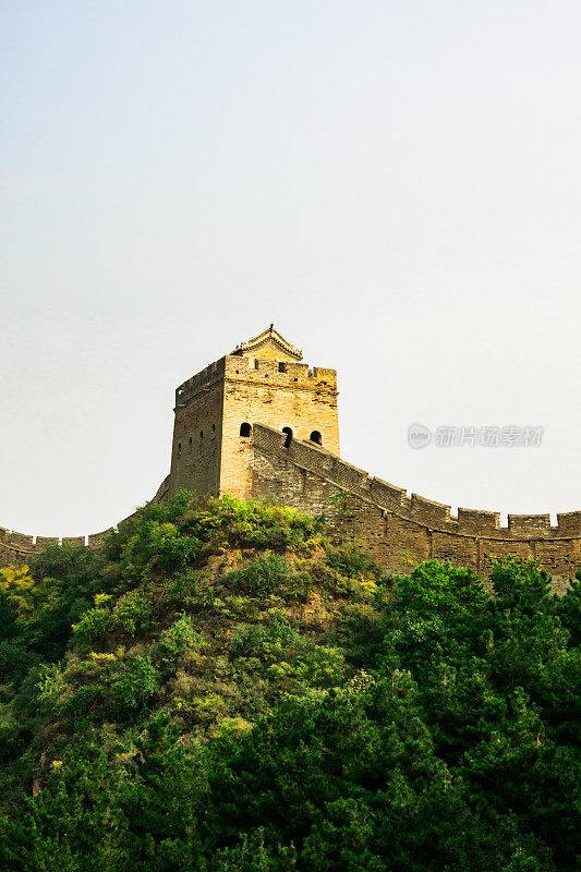 Great Wall, Ancient City Wall, Gray City Wall, Enemy Tower 万里长城、古代城墙、灰城墙、敌楼